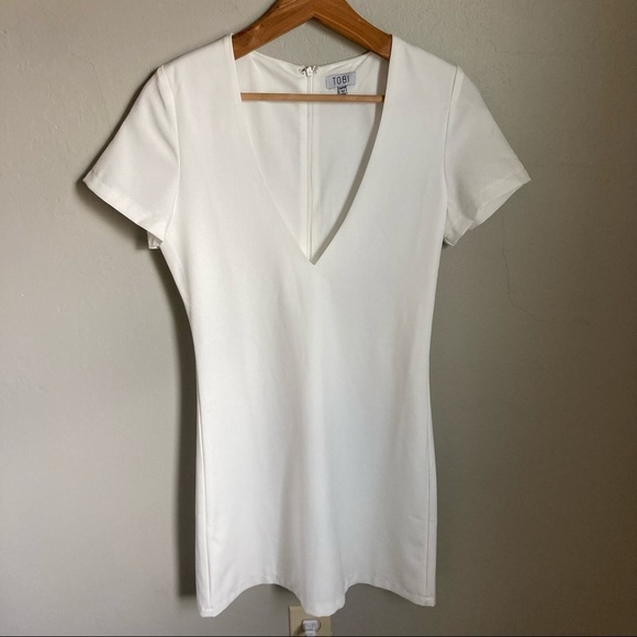 TOBI White Dress Size XS - Picture 1 of 4